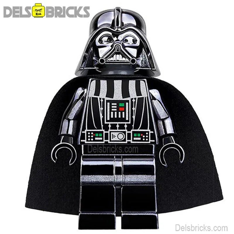 Darth Vader (Metallic) Lego Star Wars Minifigures Custom Toys - DelsBricks MinifiguresLego Star Wars MinifiguresDelsBricks MinifiguresDelsbricks.com