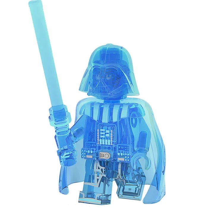 Darth Vader Transparent Blue Lego Star wars Minifigures - DelsBricks MinifiguresLego Star Wars MinifiguresDelsBricks MinifiguresDelsbricks.com