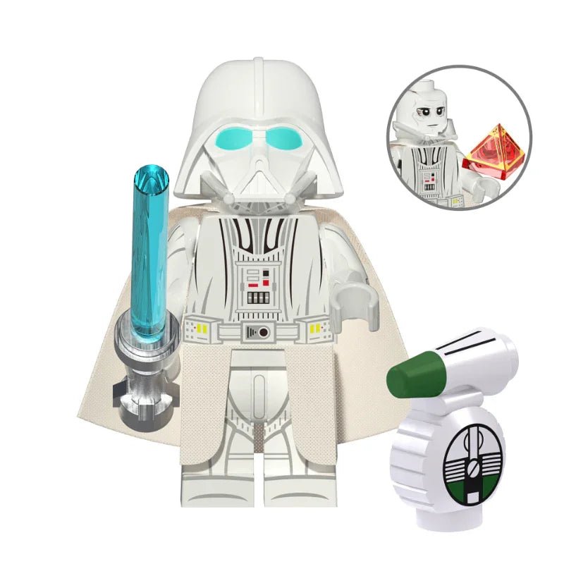 Darth Vader White Version Lego Minifigures - DelsBricks MinifiguresLego Star Wars MinifiguresDelsBricks MinifiguresDelsbricks.com