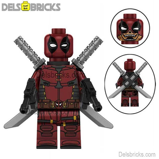 Deadpool 3 Lego marvel Custom Minifigures NEW - DelsBricks MinifiguresMinifiguresDelsBricks MinifiguresDelsbricks