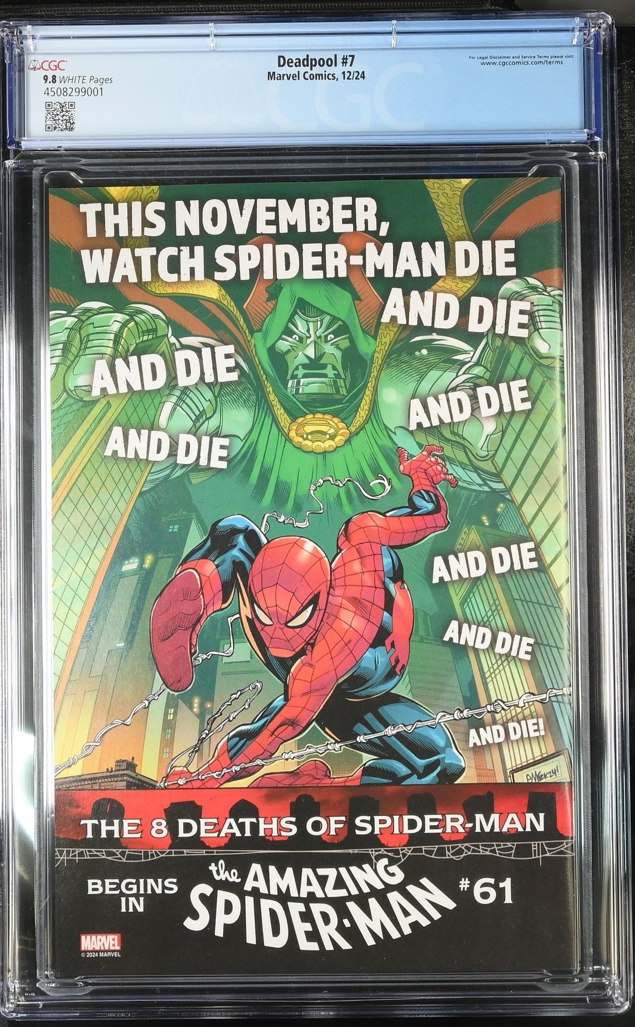 Deadpool 7 MAIN COVER - CGC 9.8 - DelsBricks Toys & CollectiblesComicsDelsBricks Toys & Collectibles412 Comics