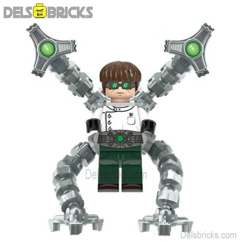 Doctor Octopus (Doc OC) from Spider - Man Lego minifigure Custom Toys - DelsBricks MinifiguresSpiderman Lego MinifiguresDelsBricks MinifiguresDelsbricks.com