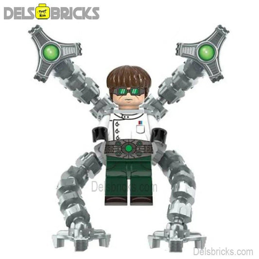 Doctor Octopus (Doc OC) from Spider - Man Lego minifigure Custom Toys - DelsBricks MinifiguresSpiderman Lego MinifiguresDelsBricks MinifiguresDelsbricks.com