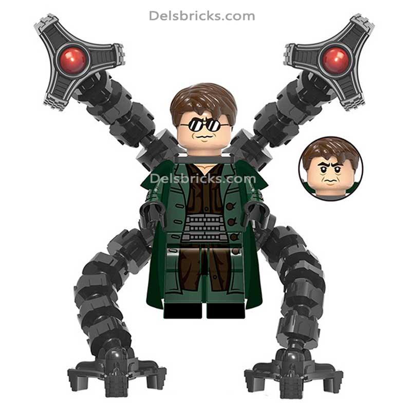 Doctor Octopus (Doc OC) from Spider - Man Lego Minifigures Custom Toys - DelsBricks MinifiguresSpiderman Lego MinifiguresDelsBricks MinifiguresDelsbricks.com
