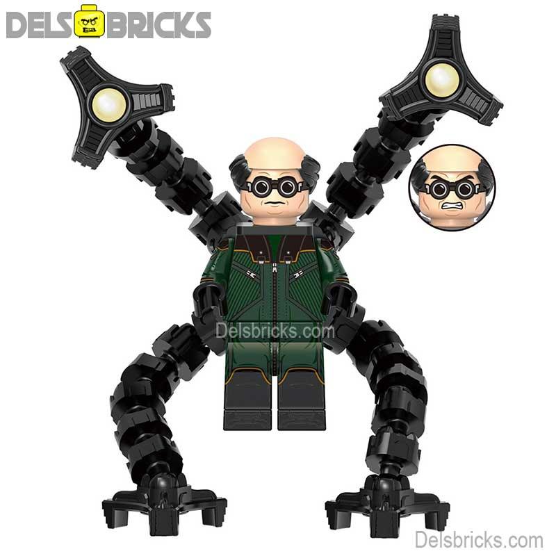 Doctor Octopus Doc OC from Spider - Man Video Game Lego minifigures Custom Toys - DelsBricks MinifiguresSpiderman Lego MinifiguresDelsBricks MinifiguresDelsbricks.com