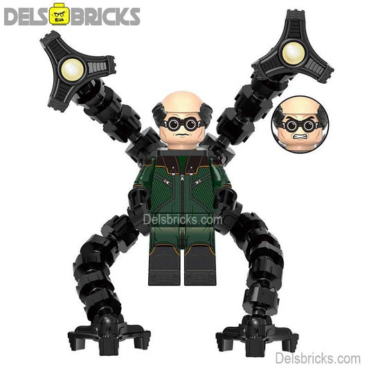 Doctor Octopus Doc OC from Spider - Man Video Game Lego minifigures Custom Toys - DelsBricks MinifiguresSpiderman Lego MinifiguresDelsBricks MinifiguresDelsbricks.com