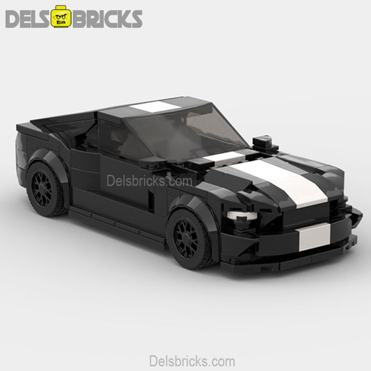 Dodge GT 500 Sports Car Lego Minifigures Custom Building Block Toys