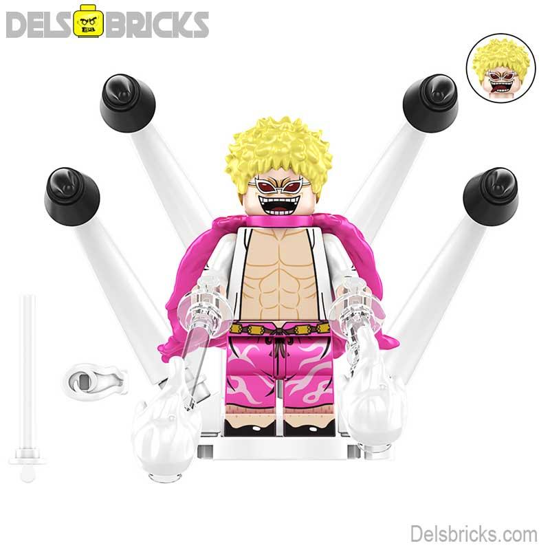Doflamingo from ONE PIECE Anime Lego Minifigures custom toys - DelsBricks MinifiguresMinifiguresDelsBricks MinifiguresDelsbricks