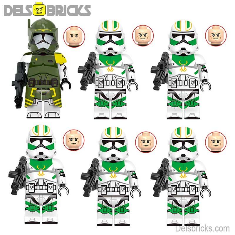 Dooms's Unit Horn Company Set of 6 Lego Star Wars Minifigures custom toys - DelsBricks MinifiguresLego Star Wars MinifiguresDelsBricks MinifiguresDelsbricks.com