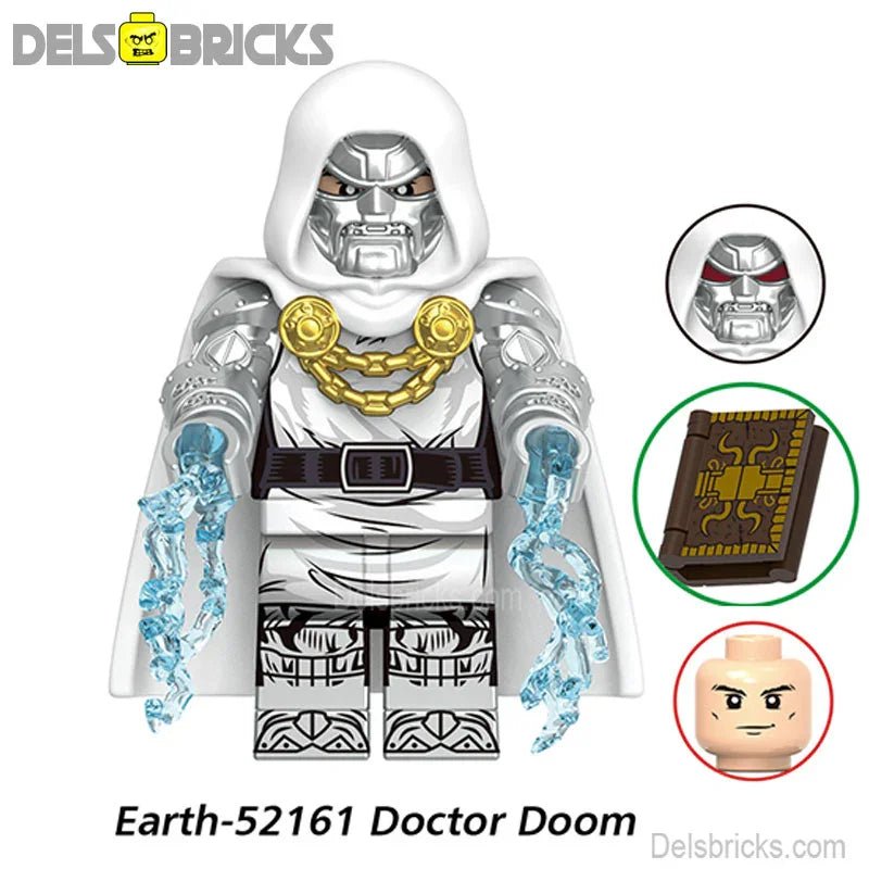 Dr Doom Earth 52161 Lego Minifigures Custom Toys Marvel MCU - DelsBricks MinifiguresMinifiguresDelsBricks MinifiguresDelsbricks
