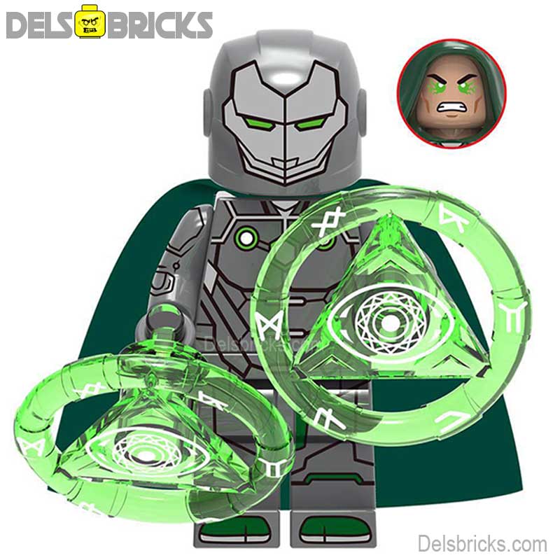 Dr Doom Infamous Iron Man Avengers Doomsday Lego Minifigures Custom Toys - DelsBricks MinifiguresMinifiguresDelsBricks MinifiguresDelsbricks