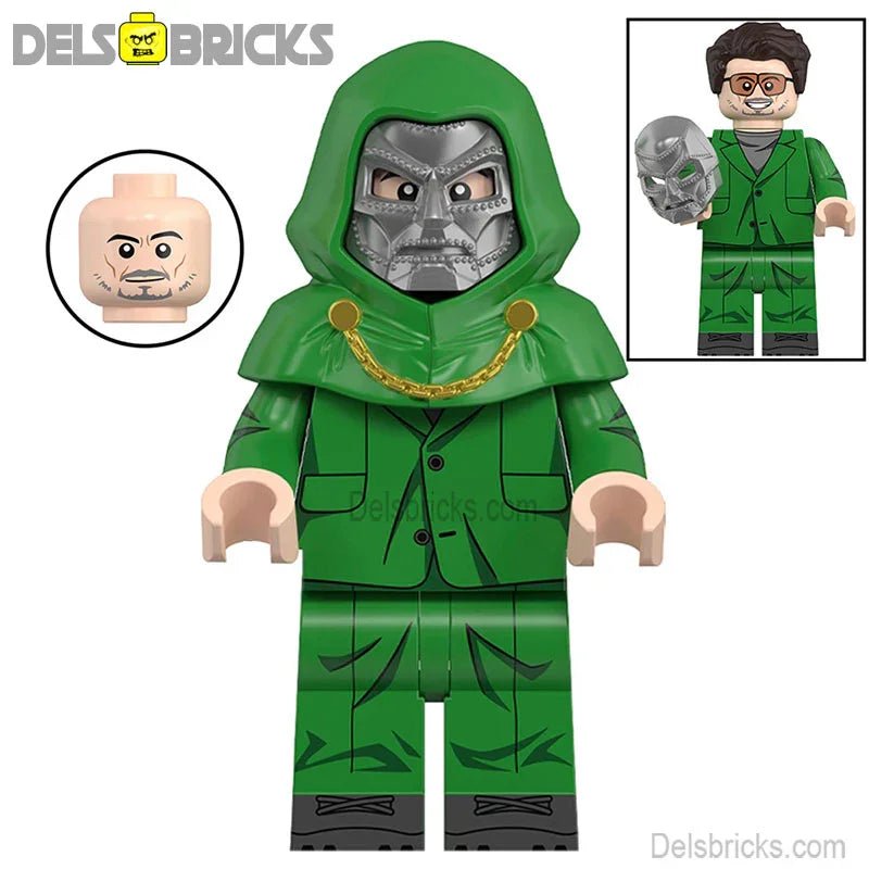 Dr Doom SDCC Robert Downey Jr Lego Minifigures Custom Toys