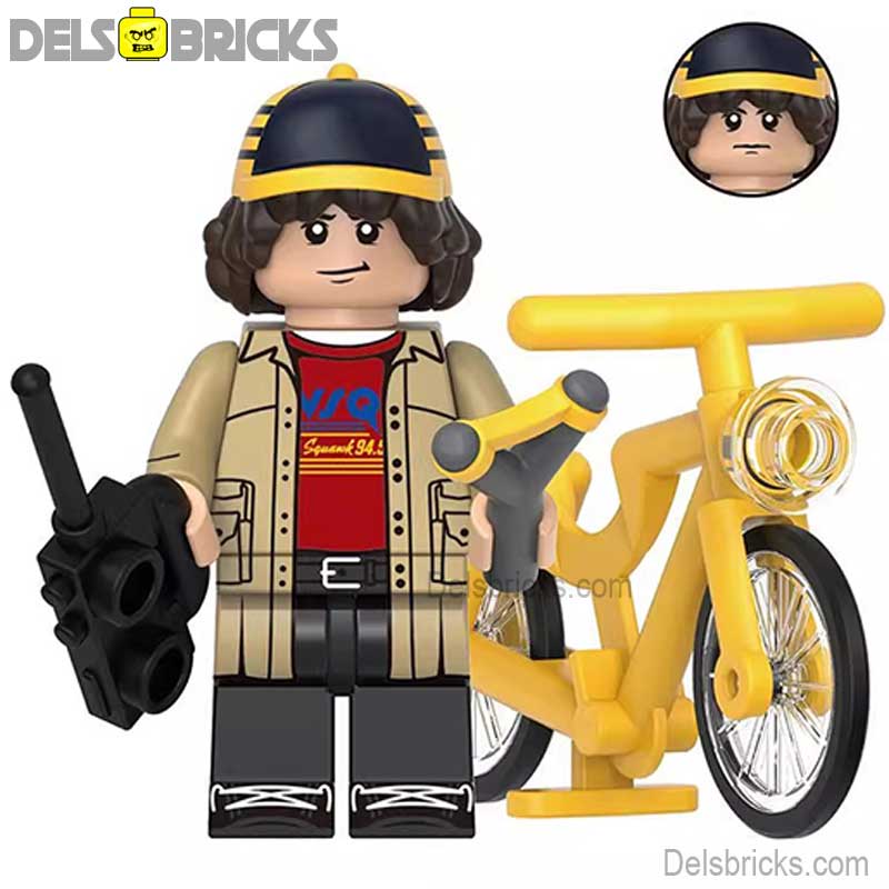 Dustin Henderson Stranger Things Lego Minifigures Custom Toys - DelsBricks MinifiguresMinifiguresDelsBricks MinifiguresDelsbricks