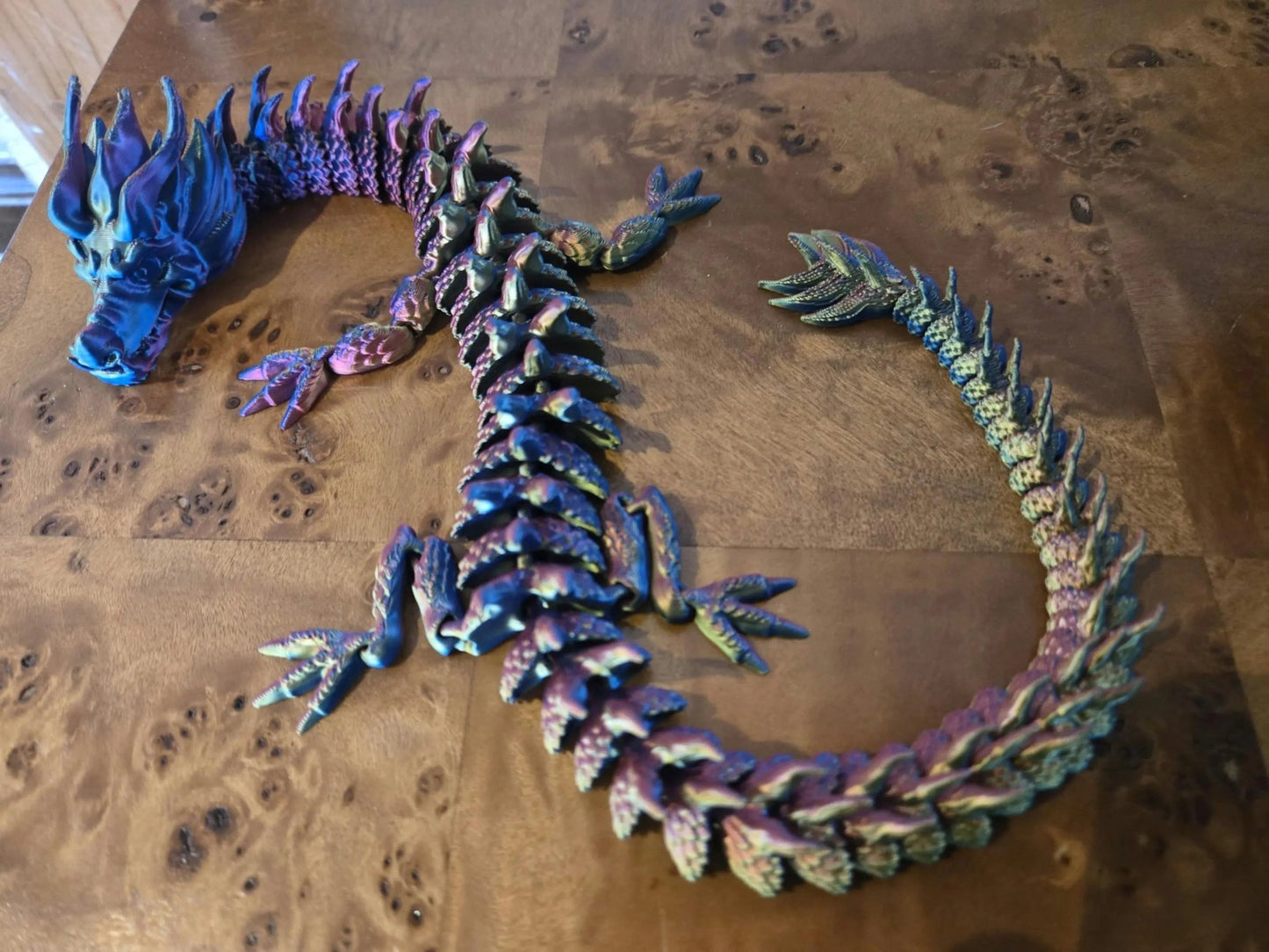 East Dragon Yuzhi, by BendyBuddies 3D Printed, 1 Color PLA, articulated dragon, fidget, toy, 18 inches - DelsBricks Toys & CollectiblesFDM Articulated ToyDelsBricks Toys & CollectiblesMega Diamonds & Schwartzreiter Mini Forge