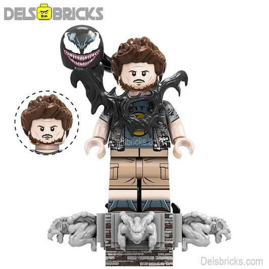 Eddie brock from Venom 3 Lego Minifigures Custom Toys - DelsBricks MinifiguresSpiderman Lego MinifiguresDelsBricks MinifiguresDelsbricks.com