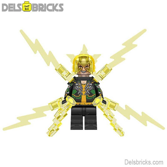 Electro from Spider - Man Lego marvel Minifigures - DelsBricks MinifiguresSpiderman Lego MinifiguresDelsBricks MinifiguresDelsbricks.com