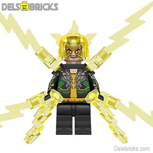 Electro from Spider - Man Lego marvel Minifigures - DelsBricks MinifiguresSpiderman Lego MinifiguresDelsBricks MinifiguresDelsbricks.com