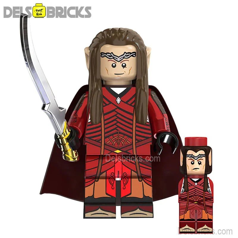 Elrond Lord of The Rings Lego Minifigures Custom Toys - DelsBricks MinifiguresMinifiguresDelsBricks MinifiguresDelsbricks