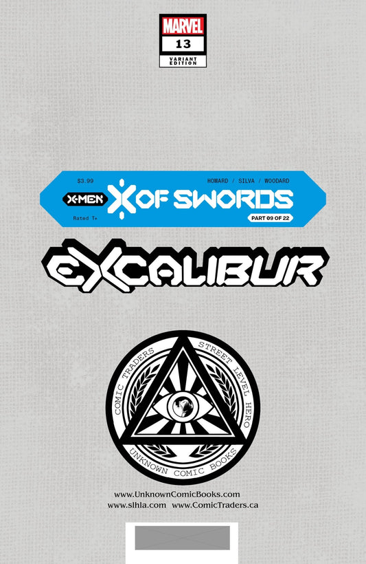 Excalibur 13 Unknown Comics Jay Anacleto Exclusive Var (10/21/2020) - DelsBricks Toys & CollectiblesCOMIC BOOK EXCLUSIVEDelsBricks Toys & CollectiblesUnknown Comic Books