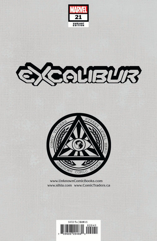 Excalibur 21 Unknown Comics David Nakayama Exclusive Var Gala (06/09/2021) - DelsBricks Toys & CollectiblesCOMIC BOOK EXCLUSIVEDelsBricks Toys & CollectiblesUnknown Comic Books