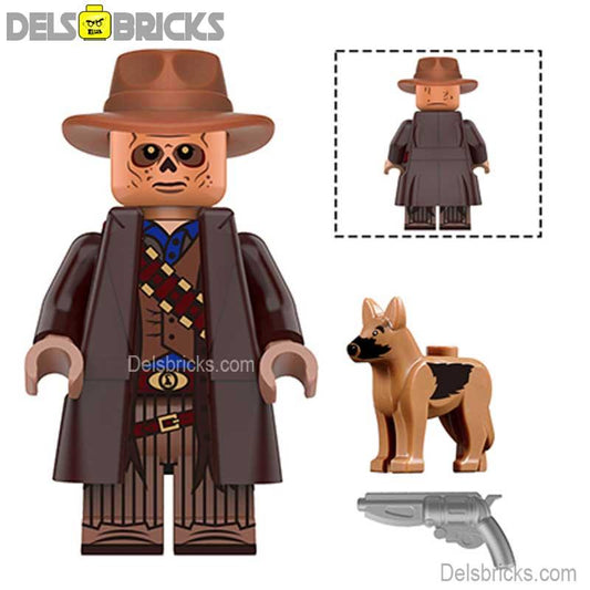 Fallout Cooper Howard Ghoul Lego Minifigures Custom video Game Toys - DelsBricks MinifiguresMinifiguresDelsBricks MinifiguresDelsbricks