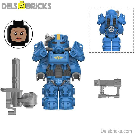 Fallout T60 Power Armor Lego Minifigures Custom video Game Toys 2 - 2 - DelsBricks MinifiguresMinifiguresDelsBricks MinifiguresDelsbricks