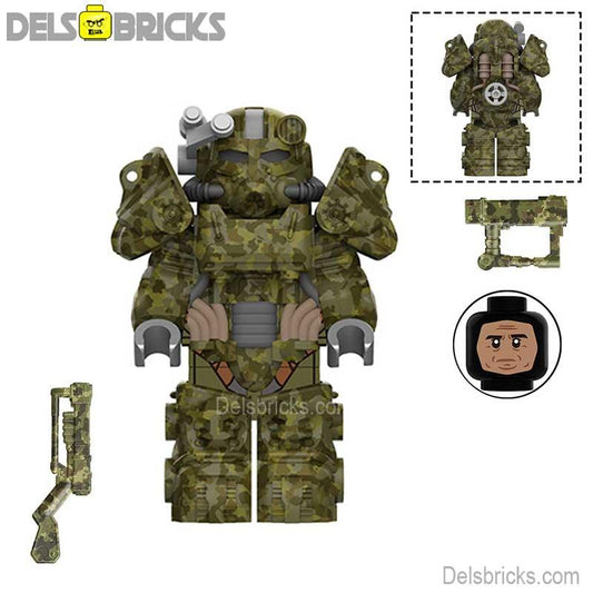 Fallout T60 Power Armor Lego Minifigures Custom video Game Toys 2 - 5 - DelsBricks MinifiguresMinifiguresDelsBricks MinifiguresDelsbricks