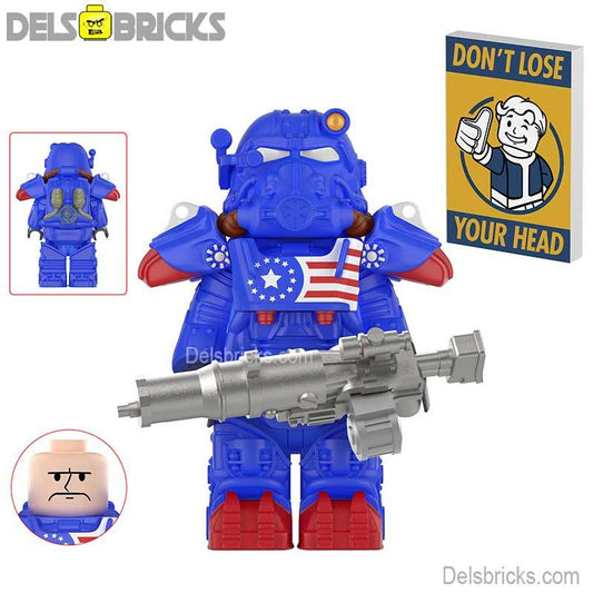 Fallout T60 Power Armor Lego Minifigures Custom video Game Toys Set1 - 4 - DelsBricks MinifiguresMinifiguresDelsBricks MinifiguresDelsbricks