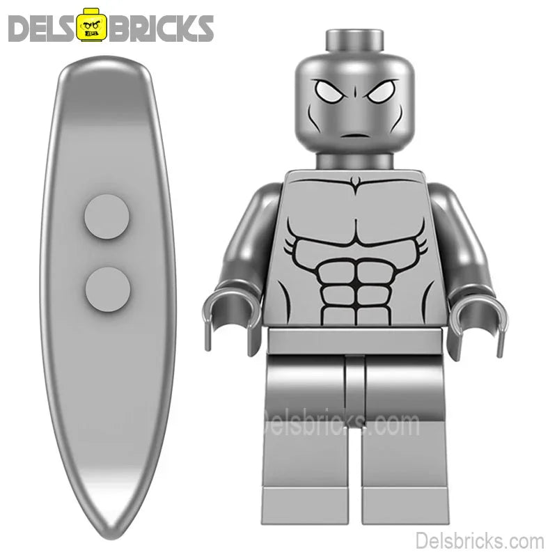 Fantastic Four Silver Surfer Lego Minifigures Custom Toys - DelsBricks MinifiguresMinifiguresDelsBricks MinifiguresDelsbricks