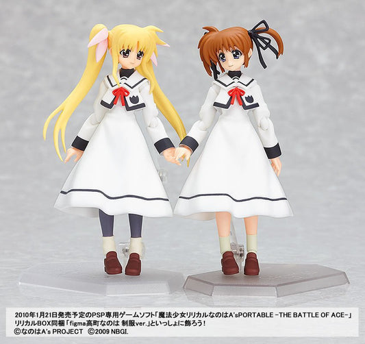 Fate Testarossa figma 062 School Uniform - Magical Girl Lyrical Nanoha A's - DelsBricks Toys & CollectiblesFiguresDelsBricks Toys & CollectiblesSuper Anime Store