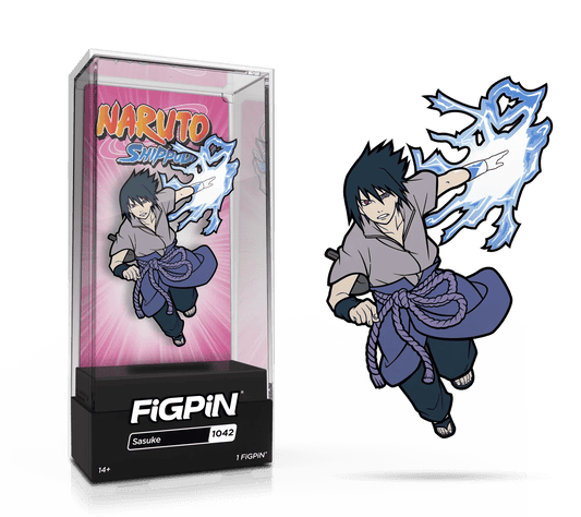 FiGPiN - Naruto Shippuden - Sasuke (1042) - DelsBricks MinifiguresEnamel PinDelsBricks MinifiguresTHE MIGHTY HOBBY SHOP