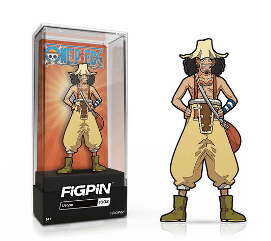 FiGPiN: One Piece - Usopp (1008) (Mighty Hobby Exclusive) - DelsBricks MinifiguresEnamel PinDelsBricks MinifiguresTHE MIGHTY HOBBY SHOP