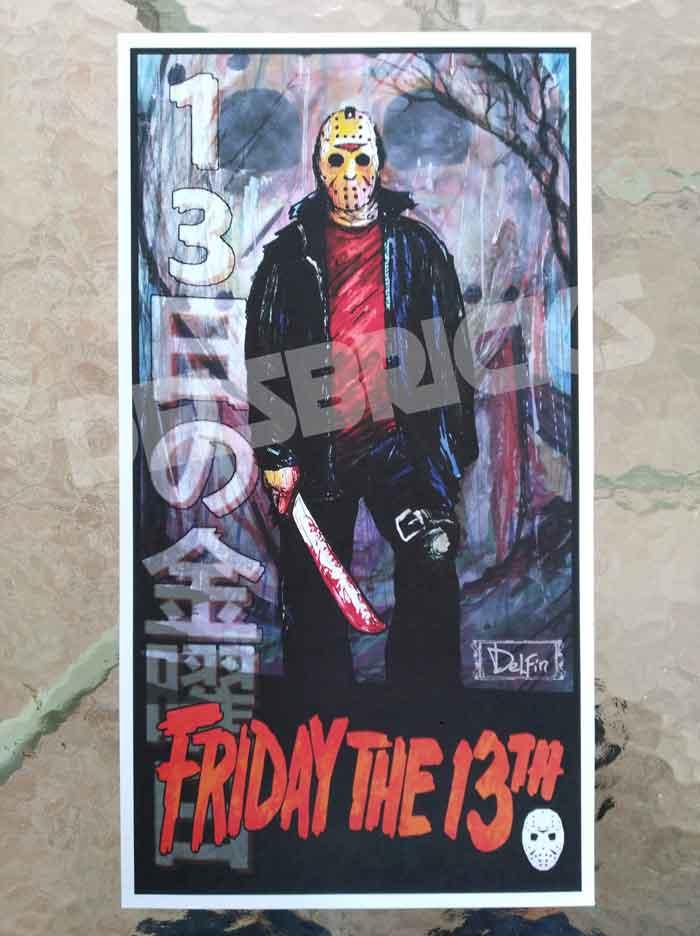 Friday The 13th Jason Voorhees Art Print - DelsBricks MinifiguresArt Poster PrintDelsBricks MinifiguresDelsbricks.com