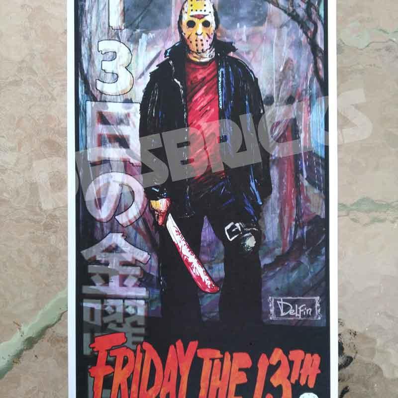 Friday The 13th Jason Voorhees Art Print - DelsBricks MinifiguresArt Poster PrintDelsBricks MinifiguresDelsbricks.com