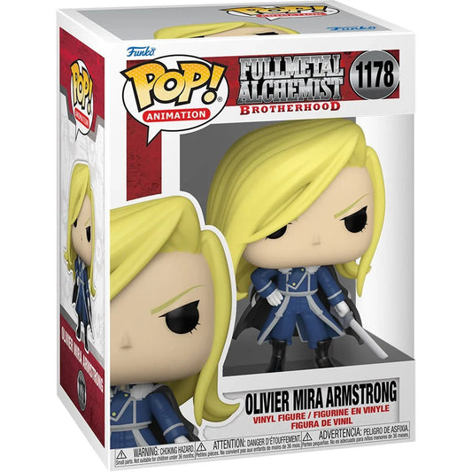 Funko POP 1178 Fullmetal Alchemist: Brotherhood Olivier Mira Armstrong with Sword Pop! Vinyl Figure - DelsBricks Toys & CollectiblesFiguresDelsBricks Toys & CollectiblesSuper Anime Store