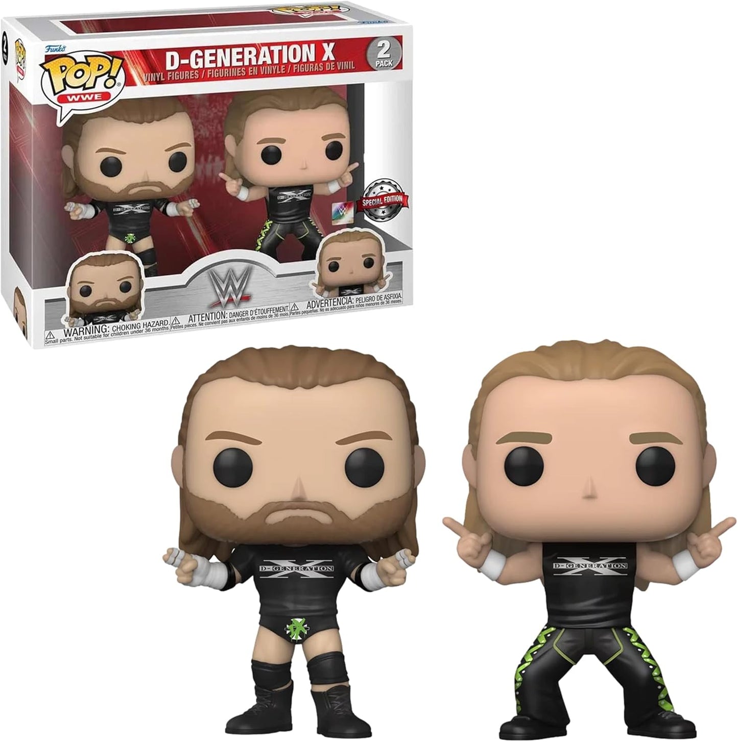 Funko Pop! WWE: D - Generation X - 2pk Vinyl Figure (Walmart Exclusive) - DelsBricks Toys & CollectiblesDelsBricks Toys & CollectiblesRalphie's Funhouse