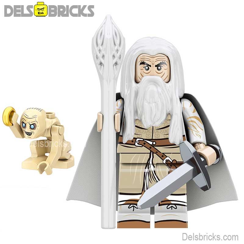 Gandalf The White Lord of The Rings Lego Minifigures Custom Toys - DelsBricks MinifiguresMinifiguresDelsBricks MinifiguresDelsbricks