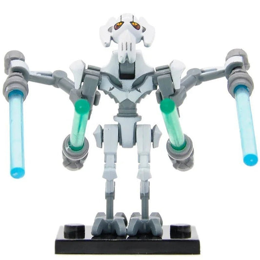 General Grievous (Gray) Lego Star wars Minifigures custom Toys 2 - DelsBricks MinifiguresLego Star Wars MinifiguresDelsBricks MinifiguresDelsbricks.com