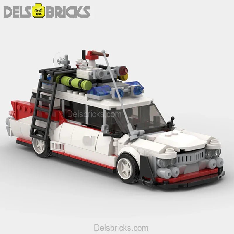 Ghostbusters Ectomobile Ecto - 1 Custom Lego Cars Minifigures Building Block Toys - DelsBricks MinifiguresMinifiguresDelsBricks MinifiguresDelsbricks