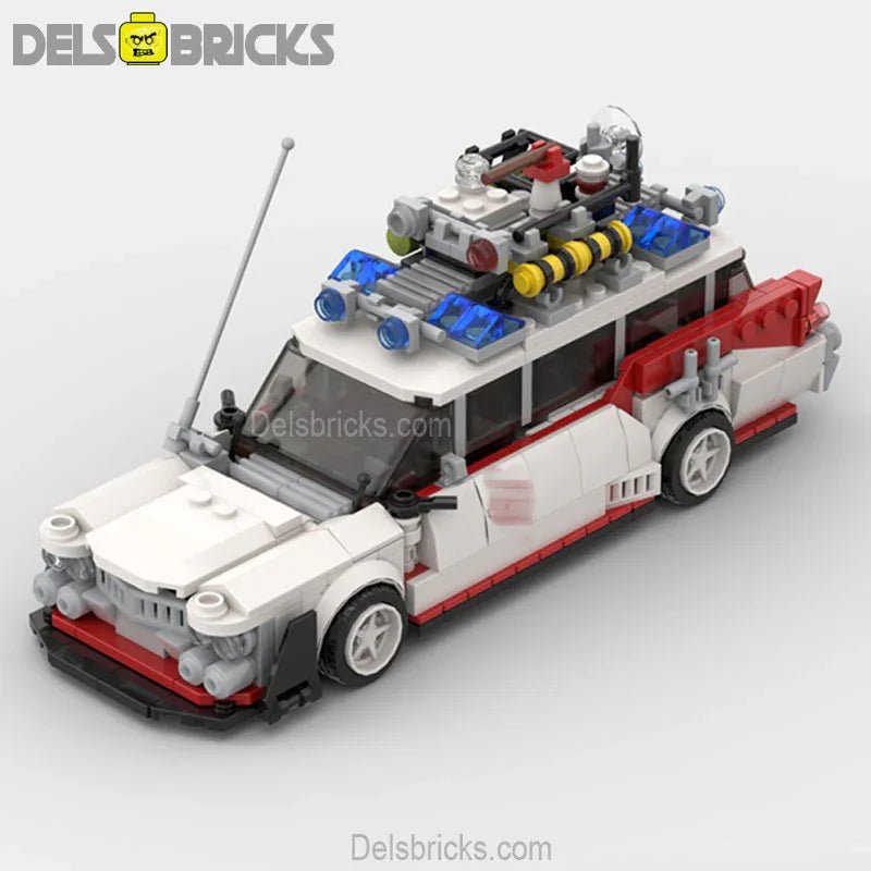 Ghostbusters Ectomobile Ecto - 1 Custom Lego Cars Minifigures Building Block Toys - DelsBricks MinifiguresMinifiguresDelsBricks MinifiguresDelsbricks