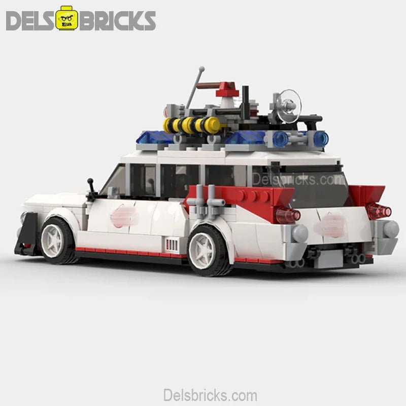 Ghostbusters Ectomobile Ecto - 1 Custom Lego Cars Minifigures Building Block Toys - DelsBricks MinifiguresMinifiguresDelsBricks MinifiguresDelsbricks