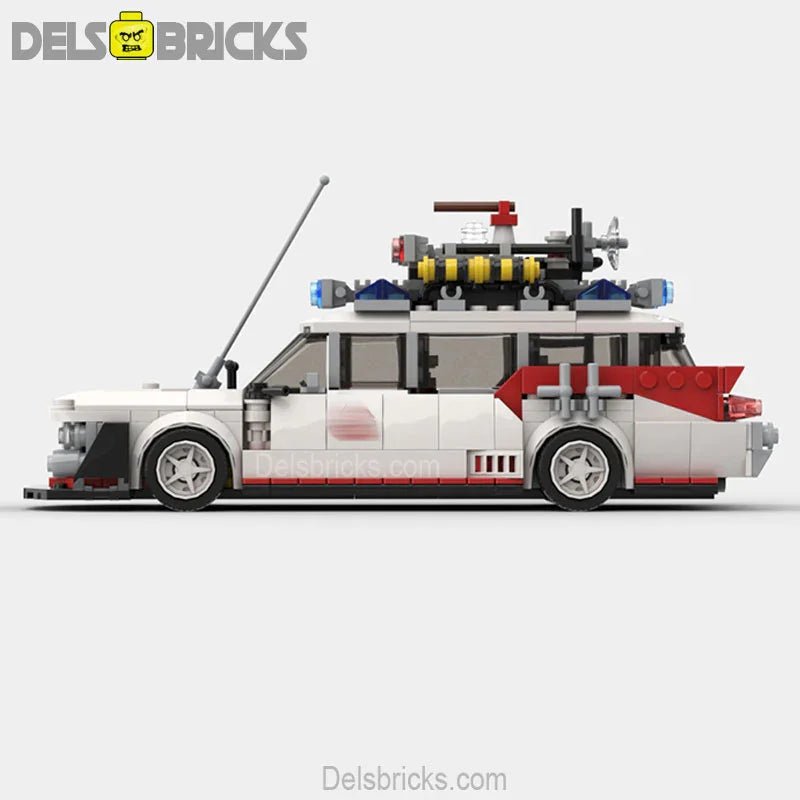 Ghostbusters Ectomobile Ecto - 1 Custom Lego Cars Minifigures Building Block Toys - DelsBricks MinifiguresMinifiguresDelsBricks MinifiguresDelsbricks