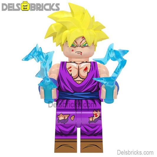 Gohan Dragon Ball Z lego Minifigures Custom Anime Toys - DelsBricks MinifiguresMinifiguresDelsBricks MinifiguresDelsbricks
