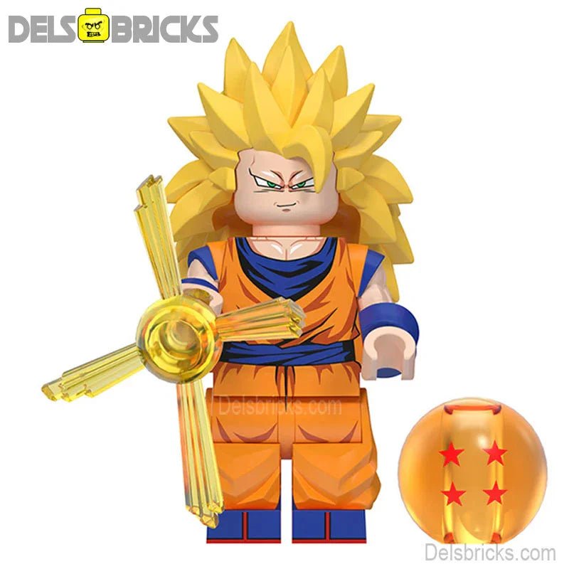 Goku Long Hair Dragon Ball Z Super Lego Minifigures Best Custom Anime Toys 1 - DelsBricks MinifiguresMinifiguresDelsBricks MinifiguresDelsbricks