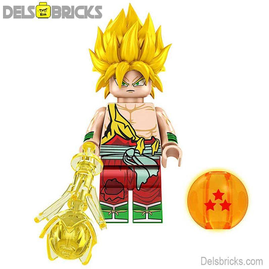 Goku Super Saiyan Yellow Hair Dragon Ball Z - DelsBricks MinifiguresMinifiguresDelsBricks MinifiguresDelsbricks