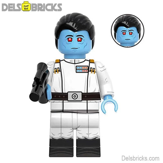 Grand Admiral Thrawn Lego Star wars Minifigures Custom Toys 3 - DelsBricks MinifiguresLego Star Wars MinifiguresDelsBricks MinifiguresDelsbricks.com