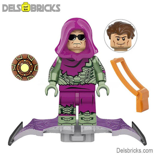 Green Goblin Spider - Man No Way Home Lego Minifigures - DelsBricks MinifiguresSpiderman Lego MinifiguresDelsBricks MinifiguresDelsbricks.com