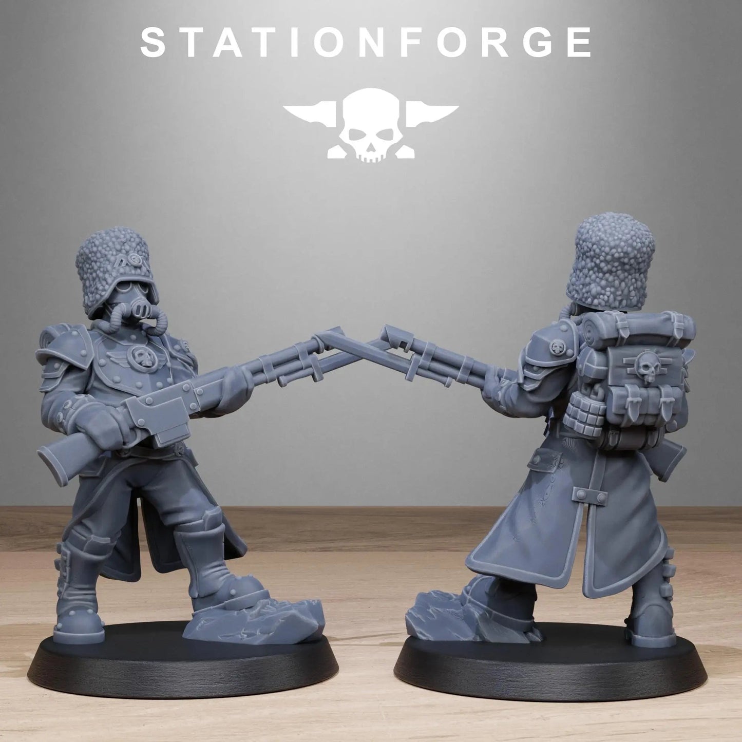 Grim Guard Royals by Station Forge 28/32mm Heroic Scale Miniature, 32mm tall, 10 Units - DelsBricks Toys & CollectiblesResin Printed MiniatureDelsBricks Toys & CollectiblesMega Diamonds & Schwartzreiter Mini Forge