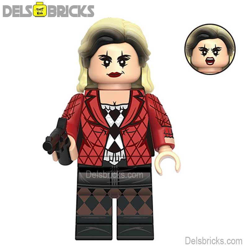 Harley Quinn from Joker 2 Lego Minifigures Custom Toys (lady gaga) - DelsBricks MinifiguresMinifiguresDelsBricks MinifiguresDelsbricks