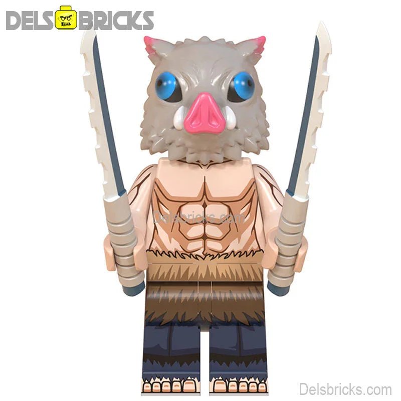 Hashibira Inosuke Demon Slayer Anime Lego Minifigures Custom Toys 1 - DelsBricks MinifiguresMinifiguresDelsBricks MinifiguresDelsbricks